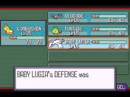 Pokemon Ruby Destiny Reign Of Legends Baby Lugia And Lugia