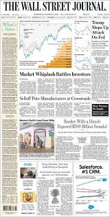 Wsj Wednesday October 24 2018 News Newspaper