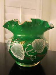 We did not find results for: Charleton Hand Decorated Ruffled Glass Vase Green Glass Vase Hand Decorated Vase