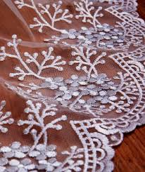 Maybe you would like to learn more about one of these? Spanish Veil Mantilla Wedding Veil Cathedral Bride Veil Off White Silver Thread Snowflake Leaf Lace Flower