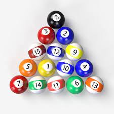 Bright Pool Billiard Balls Pyramid On A Transparent Background 3d Render 8 Billiards Pyramid Png Transparent Clipart Image And Psd File For Free Download