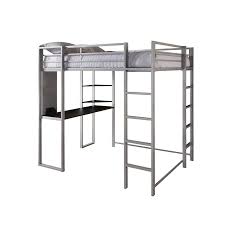 If you love the sleek, modern look of your nursery furniture from p'kolino, then you'll love their bunk beds. Dhp Alana Silver Full Study Loft Bunk Bed In The Bunk Beds Department At Lowes Com