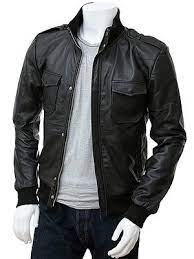 Black Leather Bomber Jacket Belgrade Jackets Men Fashion Leather Jacket Style Leather Jacket Men