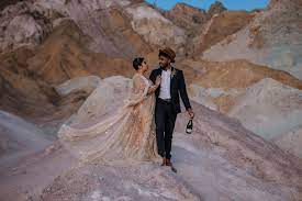 Geologically, it forms part of the southwestern portion of the great basin and is similar to other structural basins of the region. The Bride Wore A Starry Wedding Dress For This Death Valley Elopement