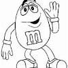 Free printable m&m coloring pages. 1