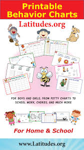 Free Printable Behavior Charts For Home And School Adhd