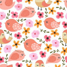 Textile pink pattern, sakura illustration background material, pink and white petaled flowers, image file formats, heart, happy birthday vector images png. Flowers Seamless Pattern With Ladybug On Soft Green Background Design For Fabric Textile Vector Illustration Png And Vector With Transparent Background For F Seamless Patterns Pink Pattern Background Seamless Pattern Vector