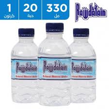 روضتين مياه معدنية طبيعية كرتون 20 حبة 330 مل توصيل Taw9eel Com