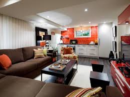 In its raw state, this material is usually unsightly, but a simple. Ideas For Finished Basements Basement Living Rooms Basement Design Basement Decor