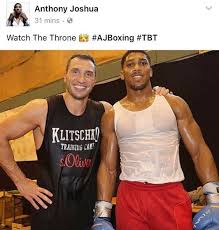 Typpi Ku H Lord On Twitter Anthony Joshua Boxing Anthony Joshua Anthony Joshua Vs