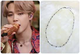 BTS Jimin Inspired Beaded Necklace and Daisy Flower Moon Necklace Set, Army  Love BTS, Dynamite BTS Lover Necklace, Jimin Beaded Necklace