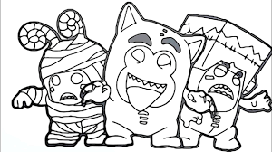 These halloween colouring sheets will keep the kids happy for hours and they are free to print. Magical Coloring Box Oddbods Coloringpages Youtube