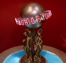 This statue, crated in strong resin with a bronze finish, is an exact replica from scarface and boasts even the finest details. The World Is Yours Wallpapers Top Free The World Is Yours Backgrounds Wallpaperaccess