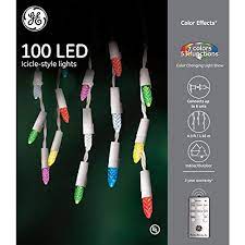 Maybe you would like to learn more about one of these? Ge Color Effects 100 Led Multi Function Color Changing Christmas Icicle Lights With Remote Control Brickseek