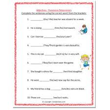 Maybe you would like to learn more about one of these? Adjectives Worksheet 13 Grade 1 Estudynotes
