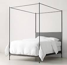 Black Metal 4 Poster Bed Image Result For 4 Poster Thin Iron Bed Bett Ideen Gepolsterter Kopfteil Schlafzimmer Ideen