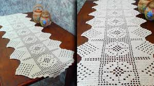 Crochê Filé Caminho De Mesa De Crochê Barbante Passo A Passo Trilho De Mesa Feito No Croche File Tutorial Croche Passo A Passo Em 2020 Trilho Mesa Croche Trilho De Mesa Tapete De Croche Facil