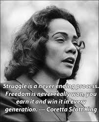Wise Black Women Black History Quotes Coretta Scott Coretta Scott King