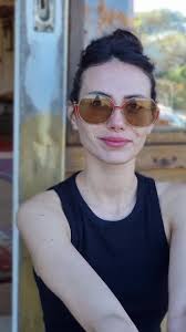 Vintage 80s Red-Gold Women Sunglasses, Large Round Metal Frame Sunglasses,  Glamorous Sunglasses, Never Worn Vintage Eyewear