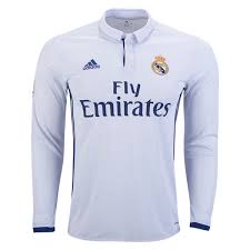 Camisa Adidas Real Madrid Home 16 17 Real Madrid 16 17 Ls Home Soccer Jersey Get Match Ready For The 2016 17 Uefa Champions League Sports Jersey Design Real Madrid Soccer Jersey
