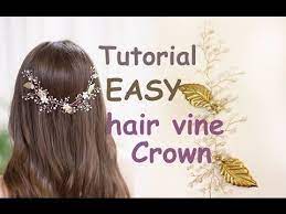 Youtube Diy Hair Vine Headpiece Diy Bridal Headpieces Diy