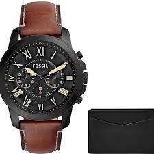 Check spelling or type a new query. Fossil Grant Chronograph Quartz Fs5335set Men S Watch Brown Leather Strap Watch Light Brown Leather Watch Brown Leather Strap