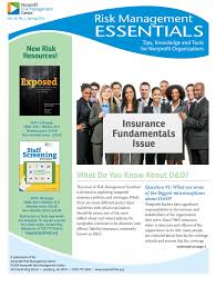 Get an insurance quote online. The Insurance Fundamentals Issue Nonprofit Risk Management Center