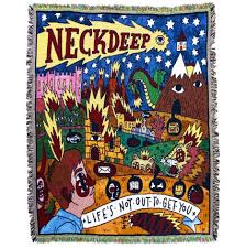 Neck Deep Life S Not Out To Get You Lyrics Life S Not Out To Get You Throw Blanket Hlr0 Merchnow Your Favorite Band Merch Music And More Neck Deep Neck Deep Merch Band Merch