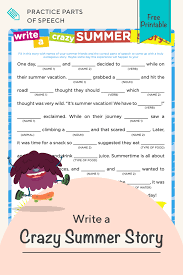 Crazy Story Summer Worksheet Education Com Reading Comprehension Resources Reading Informational Texts Reading Comprehension Worksheets