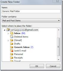 How do i set up a folder? How To Create New Folder In Outlook 2010