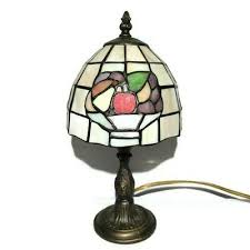 Maybe you would like to learn more about one of these? Antique Tiffany Style 12 Desk Lamp Fruit Basket Stained Glass Small Flaws Ebay