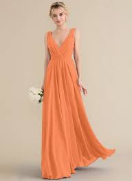 87 00 131 00 Orange Robes Demoiselle D Honneur Jj S House