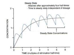 How Many Half Life To Steady State