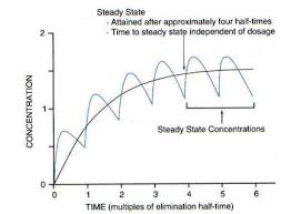 How Many Half Life To Steady State