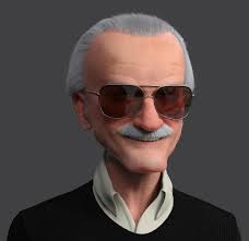 Stan Guzz Soares On Artstation At Https Www Artstation Com Artwork A9qmgz Artstation Art Artwork Drawing Painting Digita Marvel 3d Characters Stan Lee