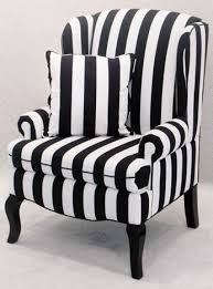 Black And White Wingback Chair Stuhlede Com Black And White Chair White Chair White Decor
