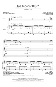 Andrew Peterson Is He Worthy Arr Heather Sorenson Sheet Music Notes Chords Score Download Printable Pdf Music Notes Sheet Music Notes Sheet Music