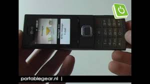 LG GD550 Pure hands-on - YouTube