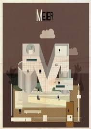 Adam słowik has created a geometric structure, with whose rotations the 26 letters of the alphabet can be reproduced in the room. Federico Babina S Archibet Is An Illustrated Alphabet Of Architects