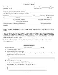 Niedlich blank affidavit bilder bilder für das lebenslauf inside blank affidavit form. Sworn Affidavit Template