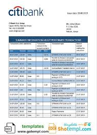 Pin By Fabriany De La Hoz On Card In 2020 Statement Template Bank Statement Statement