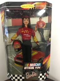 1999 byron lars plum royal barbie. Barbie Nascar Official 94 Toys Games Bricks Figurines On Carousell