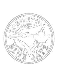 Major League Baseball Mlb Coloring Pages Toronto Blue Jays Logo Baseball Coloring Pages Coloring Pages
