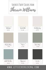 Maybe you would like to learn more about one of these? Favorite Paint Colors From Sherwin Williams Little Creek Living Paint Colors For Home Sherwin Williams Paint Colors Farmhouse Paint Colors