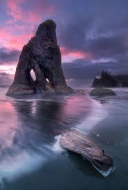 Ruby Beach Olympic National Park Washington Usa Has Ruby