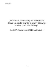 Ilmu kimia sangat banyak menyumbangkan sesuatu alat atau ciptaan kepada tamadun islam. 360825205 Jelaskan Sumbangan Tamadun Cina Kepada Dunia Dalam Bidang Seni Dan Teknologi Docx Lai Hui Min Jelaskan Sumbangan Tamadan Cina Kepada Dunia Course Hero