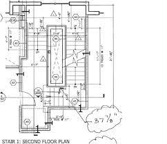 Architecture Plan Staircase Egress