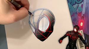 It's very easy art tutorial with drawing, only f. You Can Draw Spider Man Miles Morales Marvel Draw Youtube