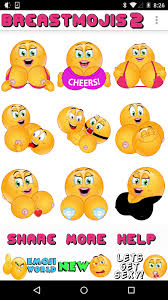 Breastmojis 2 by Empires Mobile - Adult App | Adult Emojis - Dirty Emoji  Fans, If You Like Breasts, These Are The Emojis For You