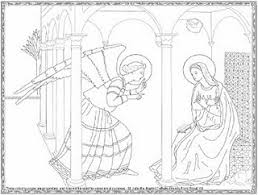 San gabriele arcangelo da colorare. A Slice Of Smith Life The Feast Of The Annunciation Coloring Page
